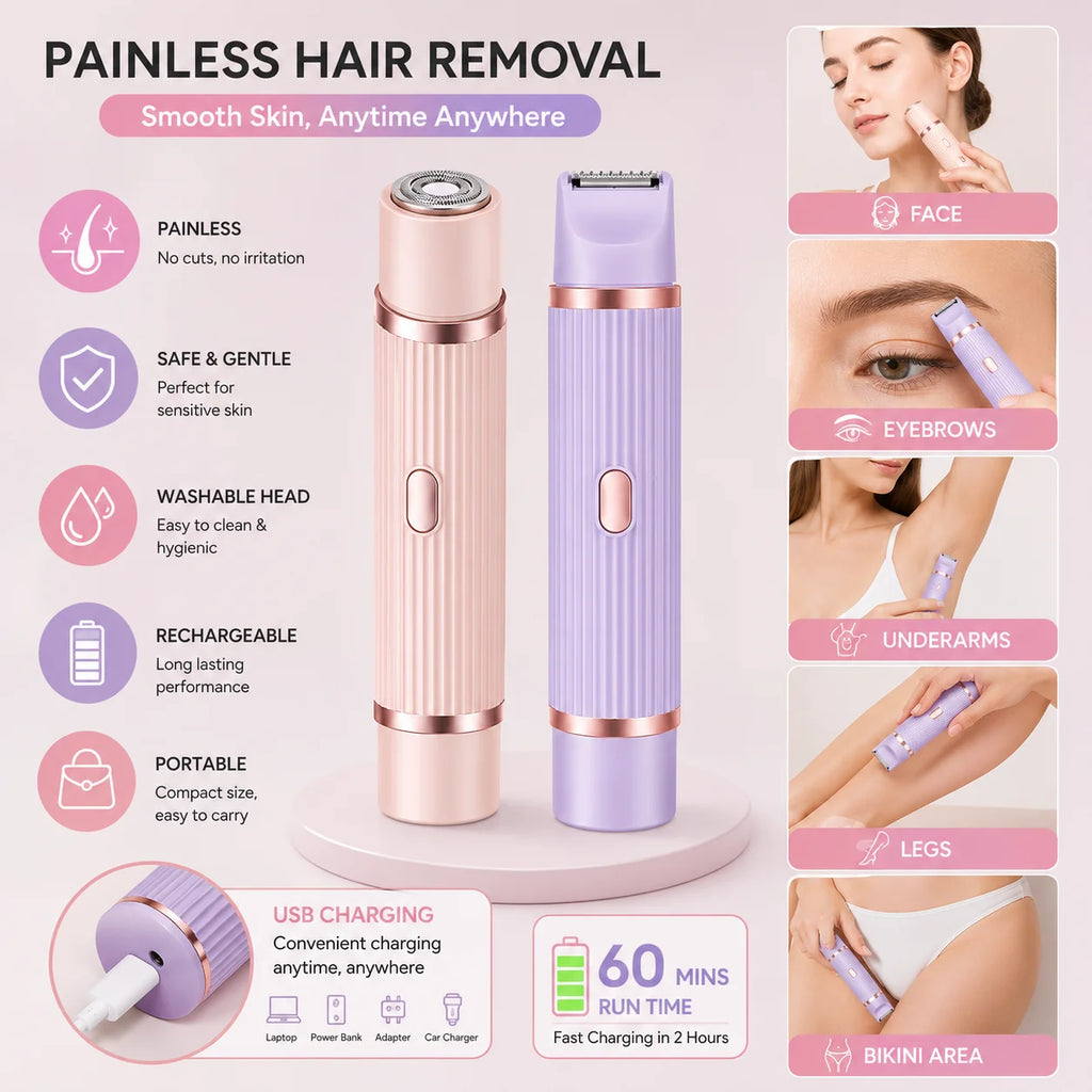 Mini Electric Hair Trimmer (Portable)