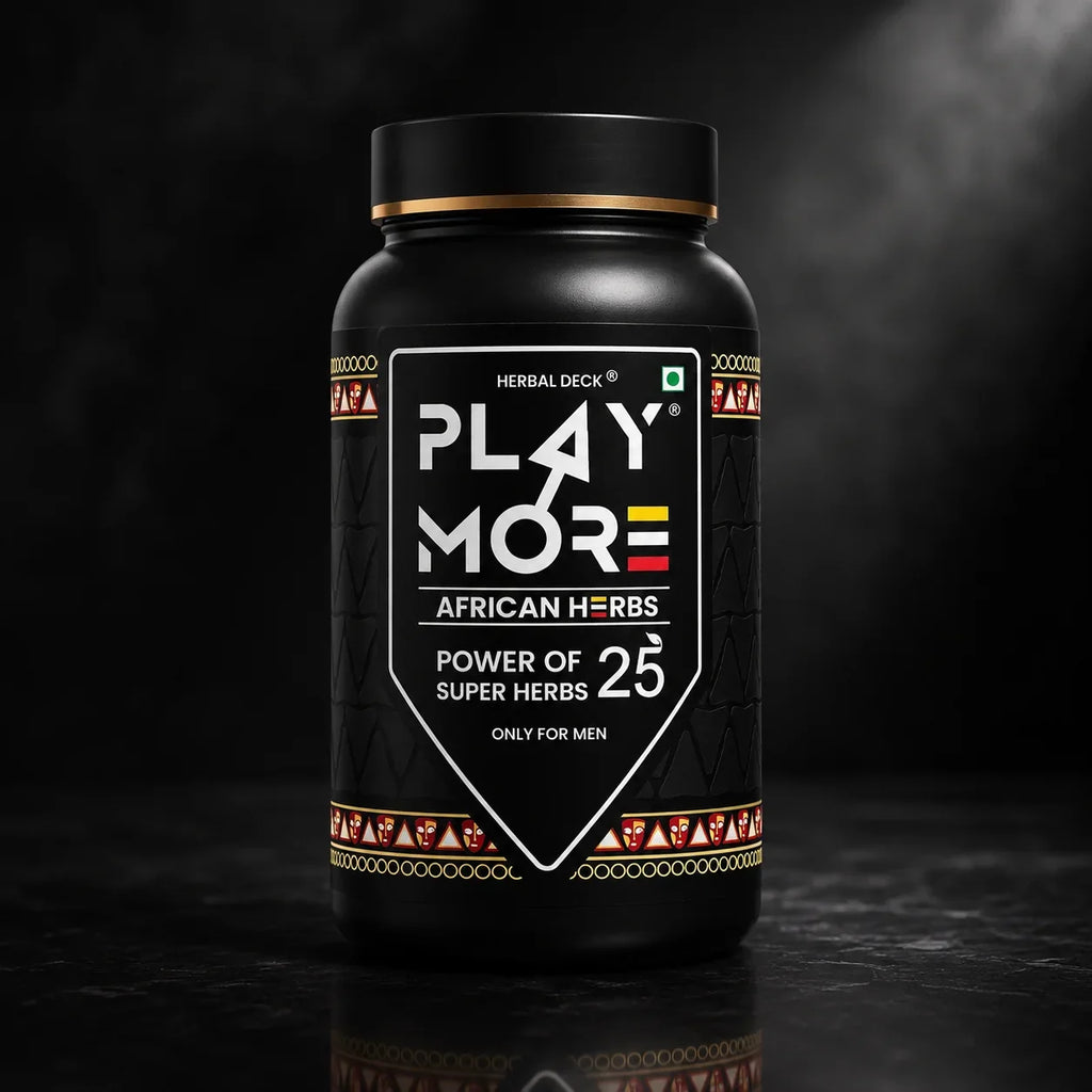 Play More African Herbs – Men's Herbal Wellness Powder | 25 Super Herbs