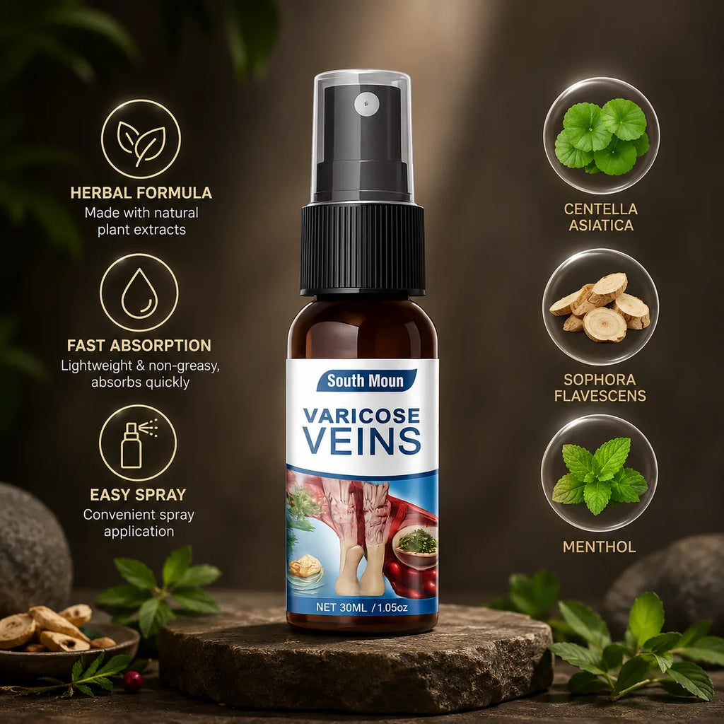 South Moon Varicose Veins Spray Pakistan | Herbal Leg Vein Relief Spray 30ml