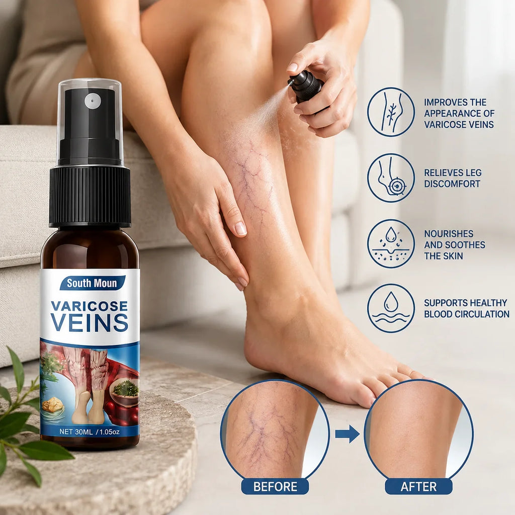 South Moon Varicose Veins Spray Pakistan | Herbal Leg Vein Relief Spray 30ml
