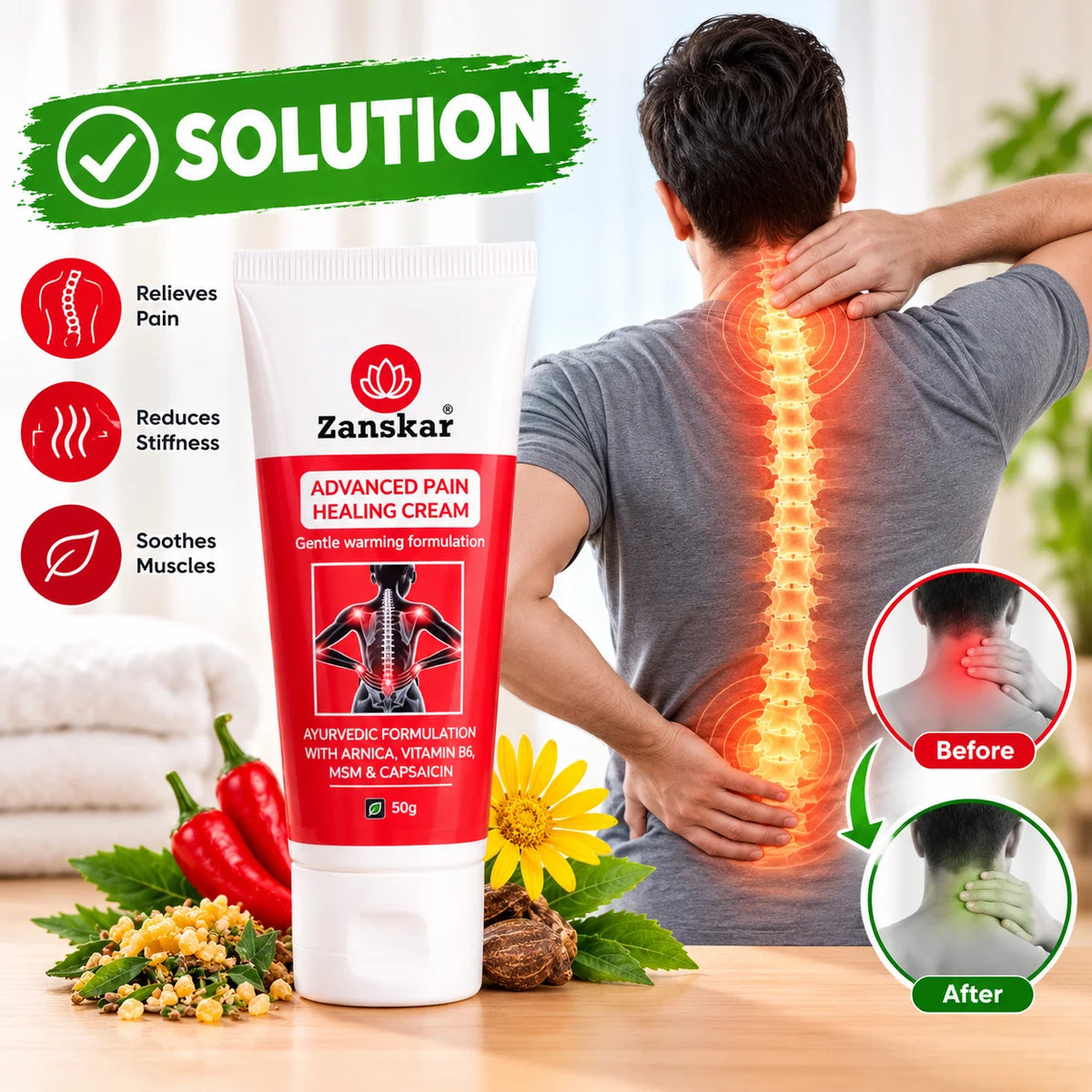 Zanskar Advanced Pain Healing Cream