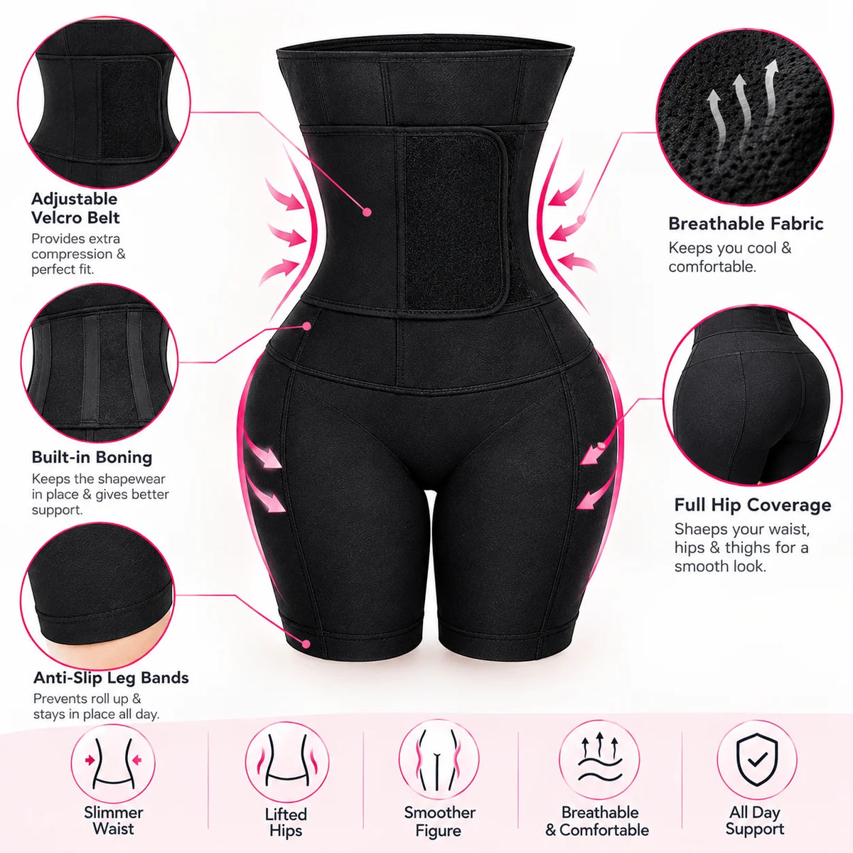 Slim Bo Body Shaper (Waist to Knee)