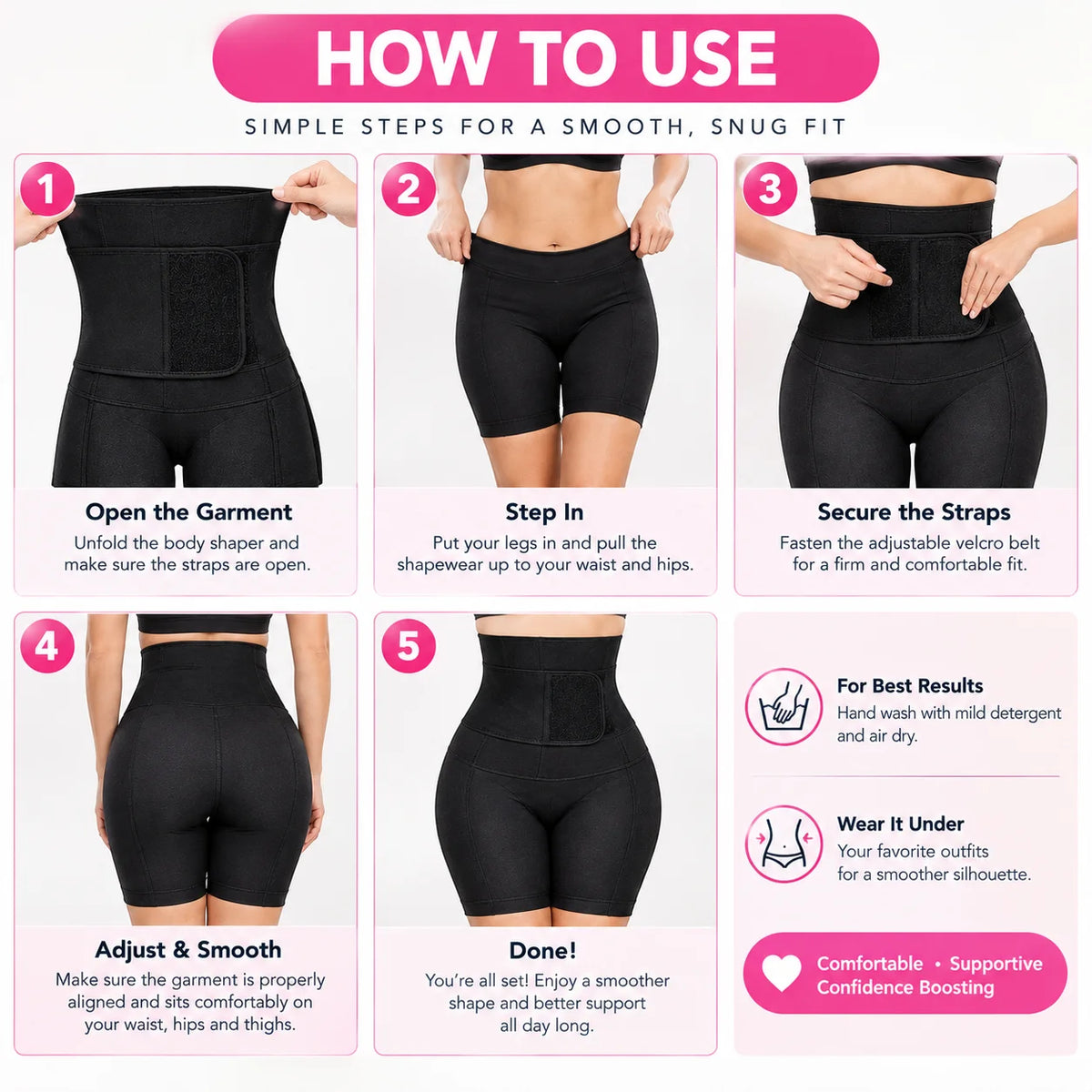 Slim Bo Body Shaper (Waist to Knee)