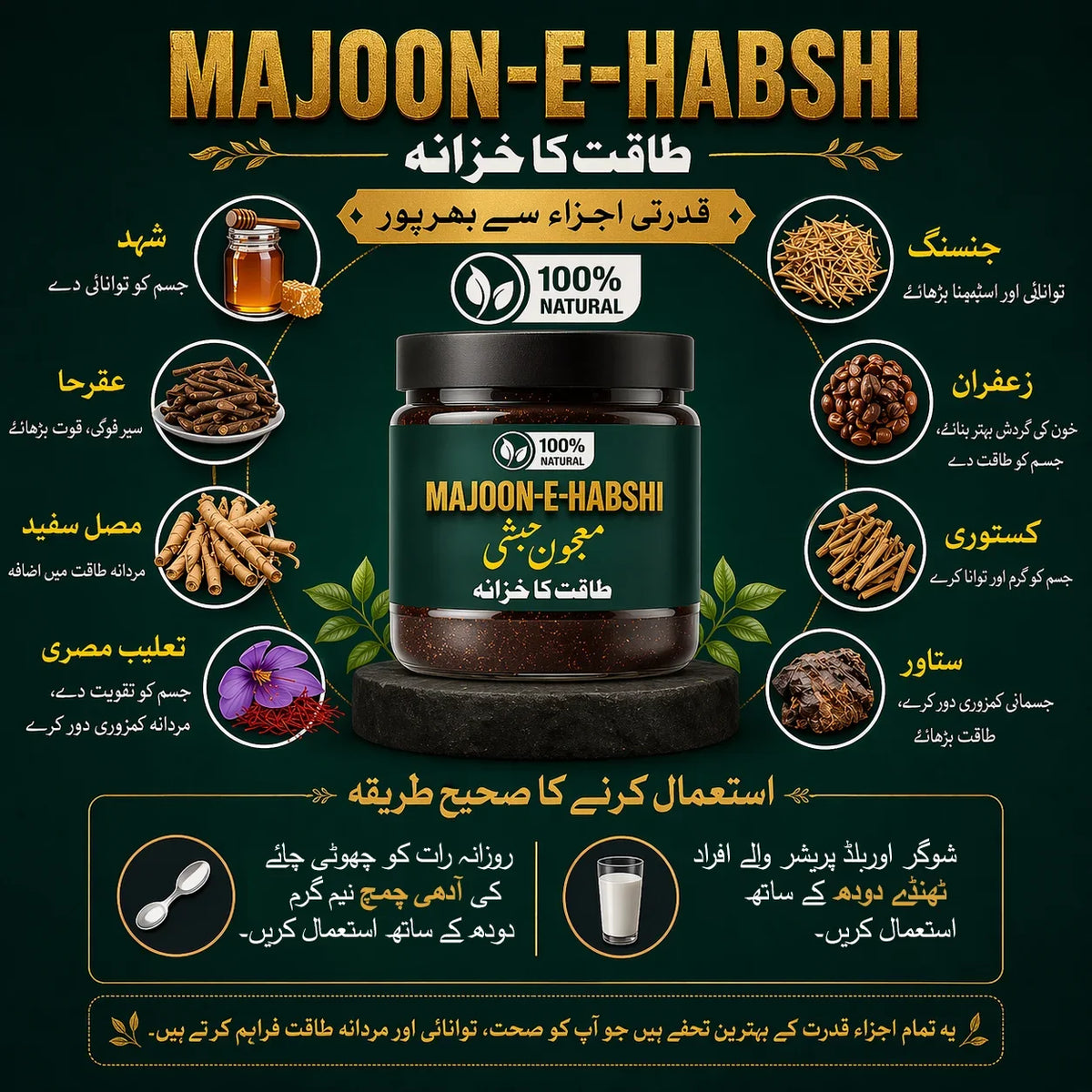 Majoon e Habshi – Best Unani Medicine for Mardana Taqat