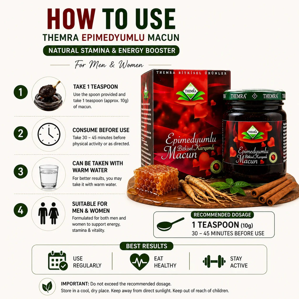 Epimedium Macun Turkish Honey | Herbal Majoon